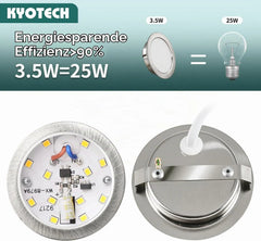 Vgradna LED Svetilka za Pohištvo 230 V 4 W 6,5 cm