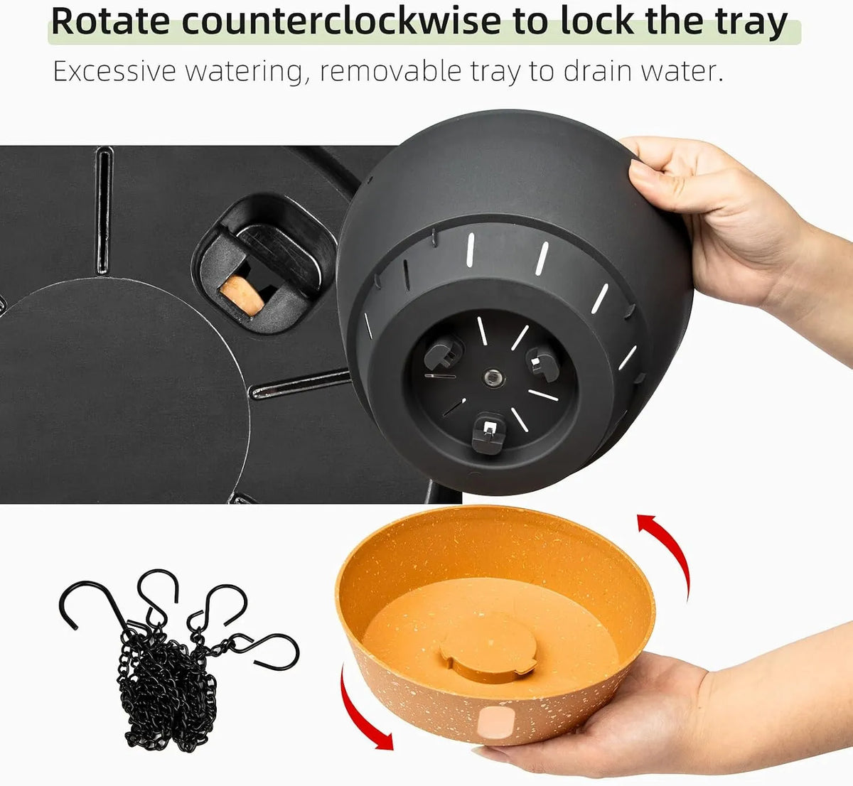 Viseči Cvetlični Lonci 2 Kos