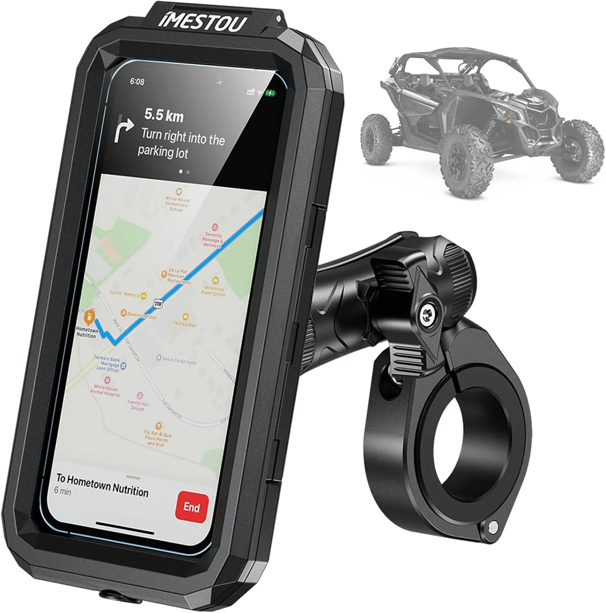 Vodoodporno Držalo za Telefon za ATV 17 x 8,5 x 1,5 cm