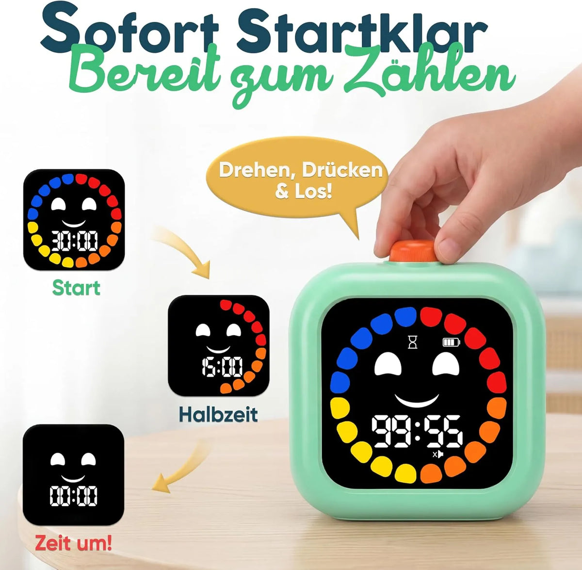 VT100 Digitalna Vizualna Časovna Ura 1 Kos