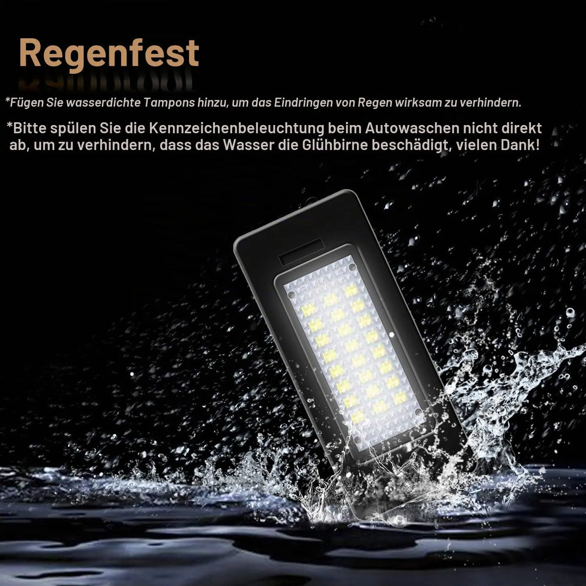 WinPower 2-delni Set LED Osvetlitev za Registrsko Tablico