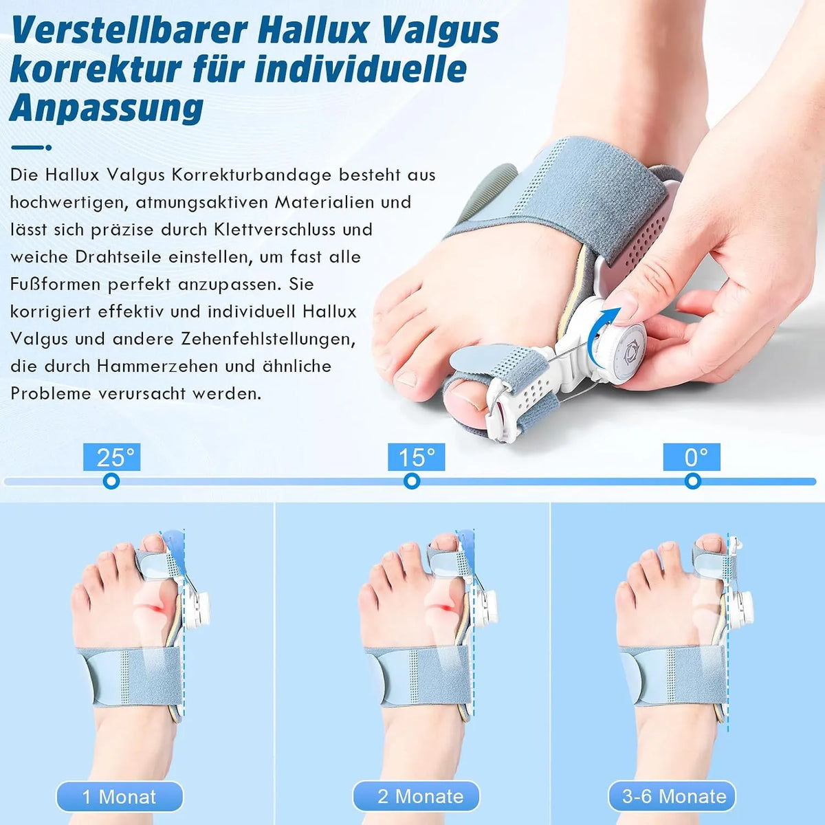 Winyoher Opornica Za Hallux Valgus In Nastavki Za Prste 4 Kosi