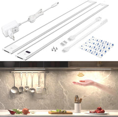 WOBSION Podpultna LED Svetilka za Kuhinjo 42 cm 2 Kosa