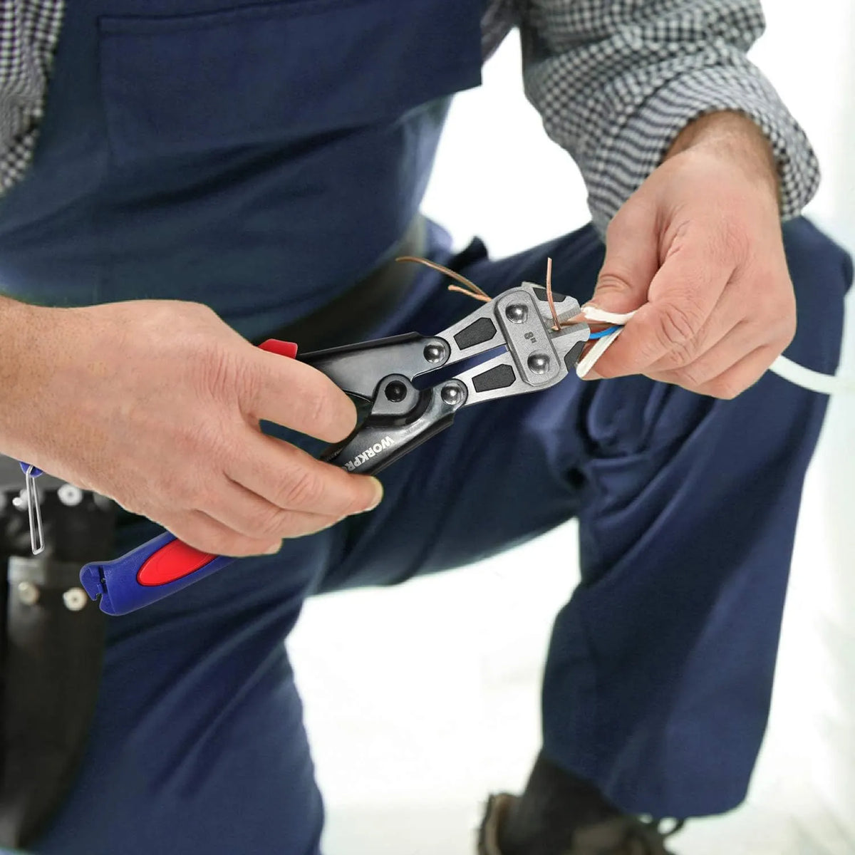 WORKPRO Mini Škarje za Vijake in Žico 20 cm