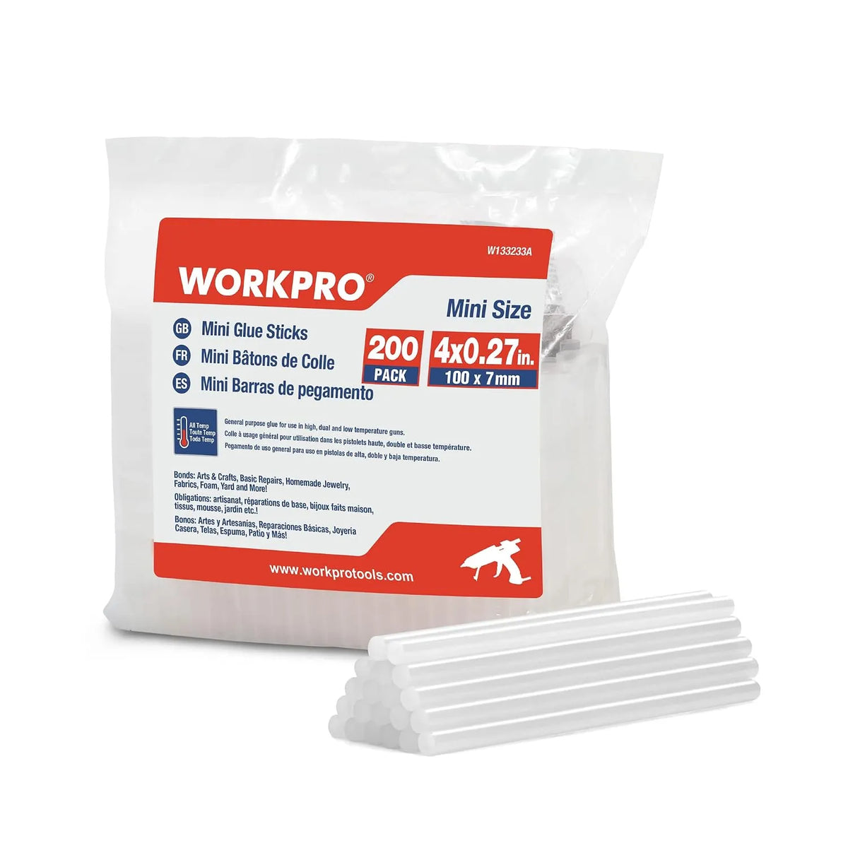 WORKPRO Mini Vroče Lepilne Palčke