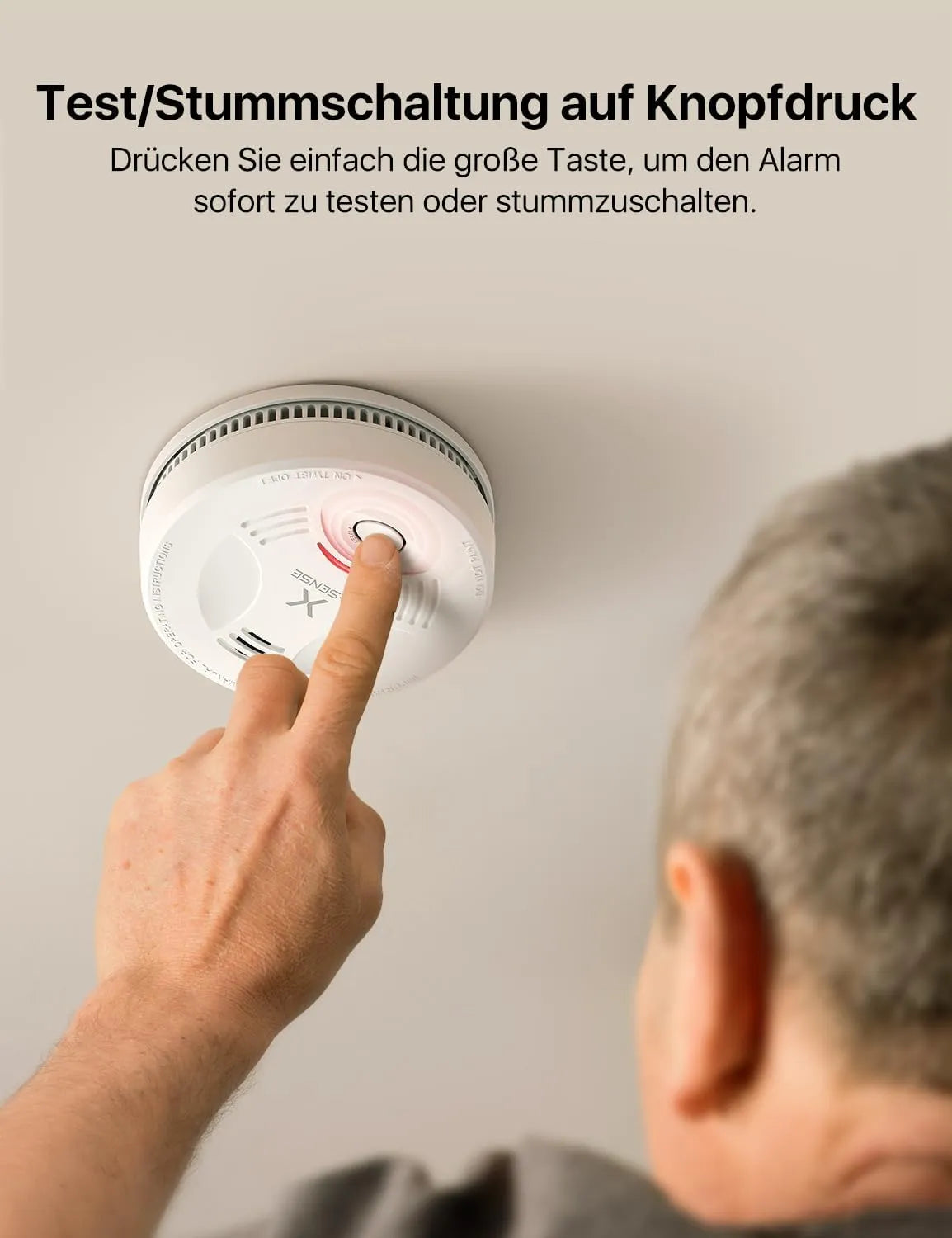 X-Sense Dimni Alarm 12,2 x 12,2 cm