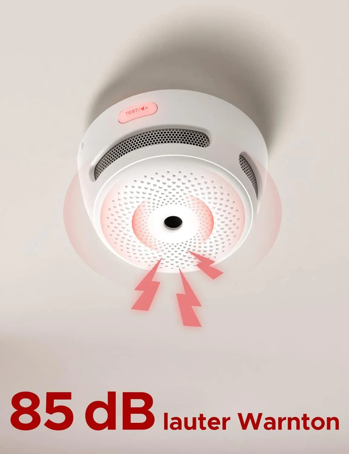 X-Sense Pametni Dimni Alarm s Fotoelektričnim Senzorjem in Zamenljivo Baterijo, 3 kosi