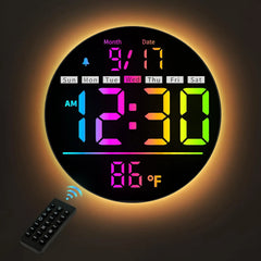 Yiwu Lanpa E-Commerce Co., Ltd. Digitalna Stenska Ura 20 cm