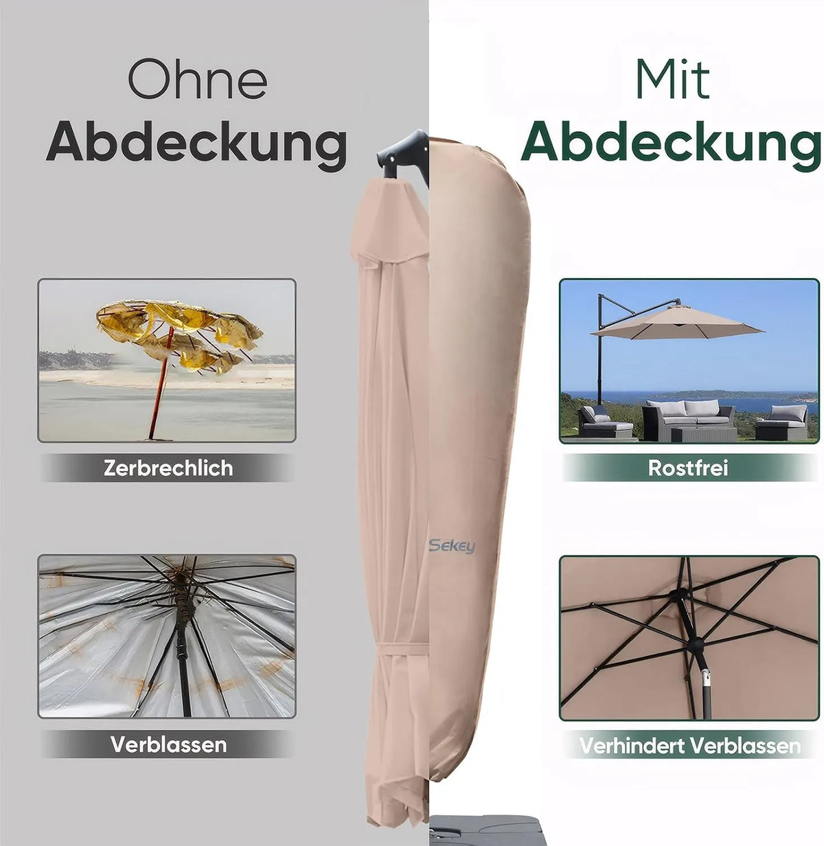 Zaščitna Prevleka za Senčnik do 300 cm
