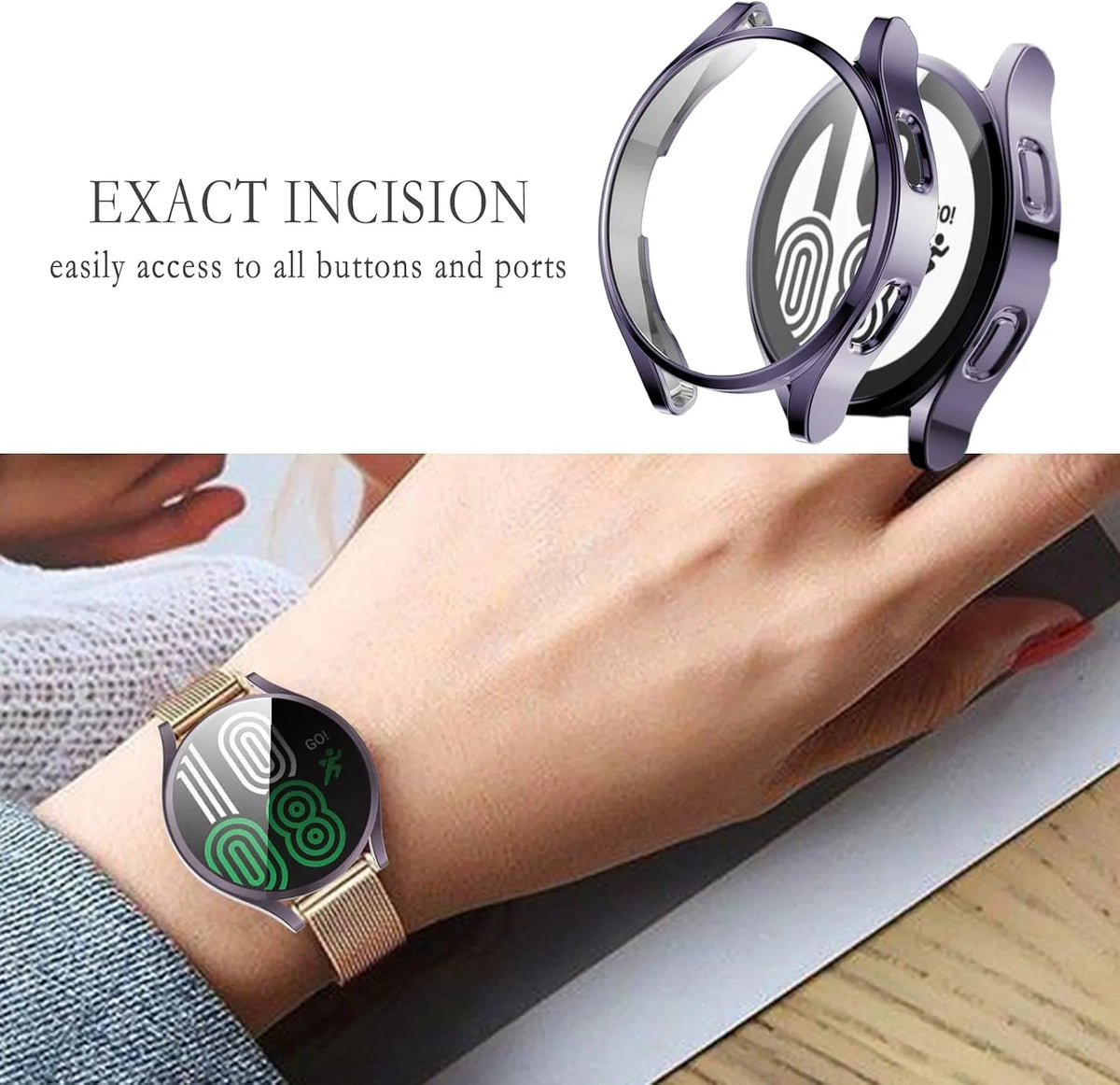 Zaščitni Ovitek za Samsung Galaxy Watch 4 44mm 9 Kosov