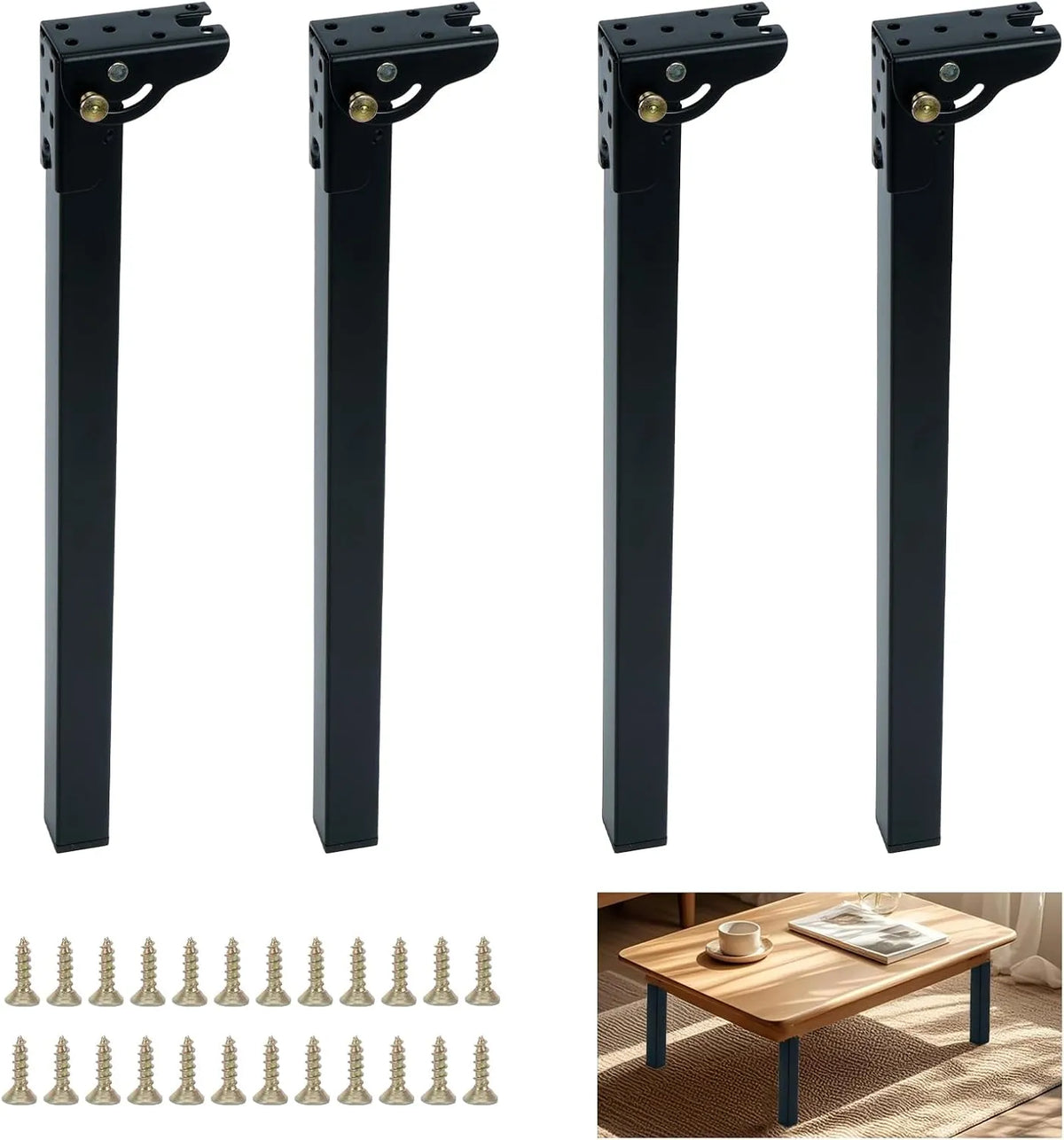 Zložljive Noge Za Mizo 40 cm 4 Kosi