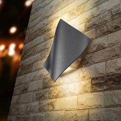 Zunanja LED Stenska Svetilka 21,1 x 4,6 x 21,1 cm