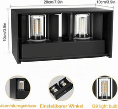 Zunanja Stenska LED Svetilka 18W 20x10x10 cm